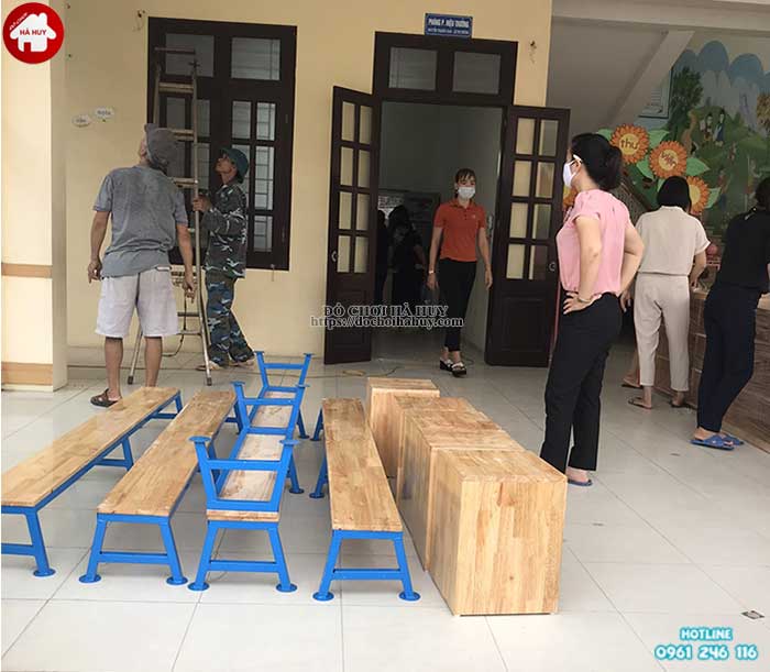 Sản xuất bàn giao đồ dùng nội thất mầm non tại Bắc Giang